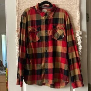 Van’s X-Large Men’s Plaid Flannel Button Down